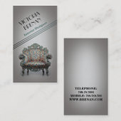 Modèle de carte de visite de meubles de (Devant / Derrière)