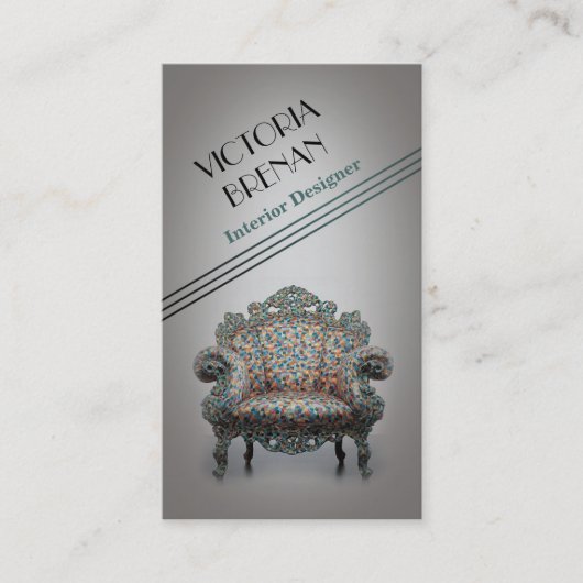 Modèle de carte de visite de meubles de (Devant)