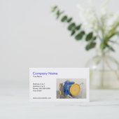 Modèle de carte de visite de moteur d'ascenseur (Debout devant)