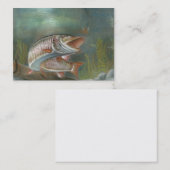 Modèle de carte de visite de MUSKIE (Devant / Derrière)