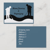 Modèle de carte de visite de nettoyage (Devant / Derrière)