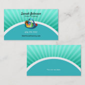 Modèle de carte de visite de nettoyage de Chambre (Devant / Derrière)