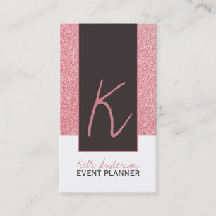 Modèle de carte de visite de parties scintillantes