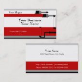 Modèle de carte de visite de peintre (Devant / Derrière)