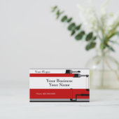 Modèle de carte de visite de peintre (Debout devant)