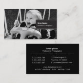 Modèle de carte de visite de photographe (Devant / Derrière)