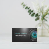 Modèle de carte de visite de photographe (Debout devant)