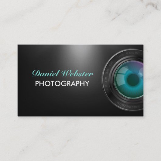 Modèle de carte de visite de photographe (Devant)