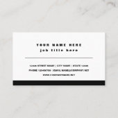 Modèle de carte de visite de pilote de drone avec  (Dos)