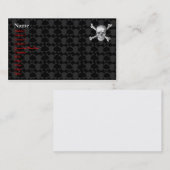 Modèle de carte de visite de pirate (Devant / Derrière)