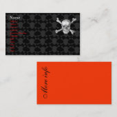 Modèle de carte de visite de pirate (Devant / Derrière)