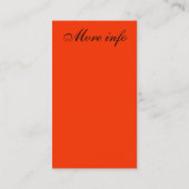 Modèle de carte de visite de pirate (Dos)