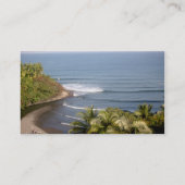 Modèle de carte de visite de plage de Honoli'i (Dos)