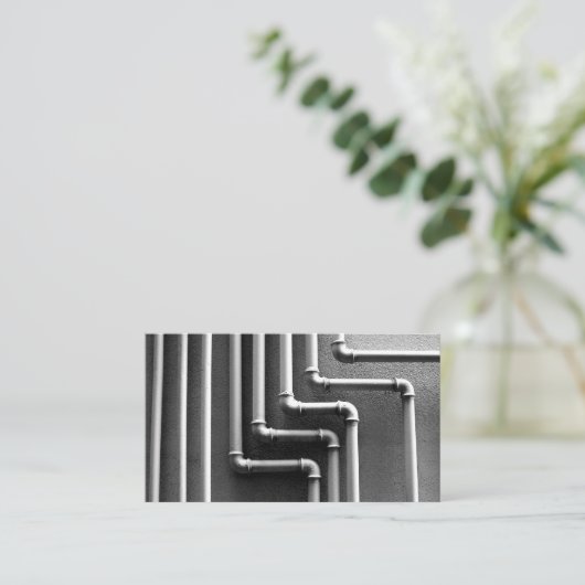 Modèle de carte de visite de plomberie (Debout devant)