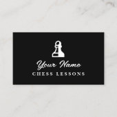 Modèle de carte de visite de professeur de leçons (Devant)