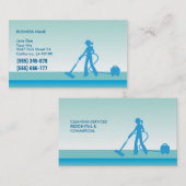 Modèle de carte de visite de professionnels de (Devant / Derrière)