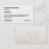 Modèle de carte de visite de promotion de livre (Devant / Derrière)