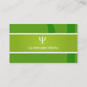 Modèle de carte de visite de psychologue (Dos)