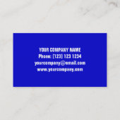 Modèle de carte de visite de rayure des Etats-Unis (Dos)