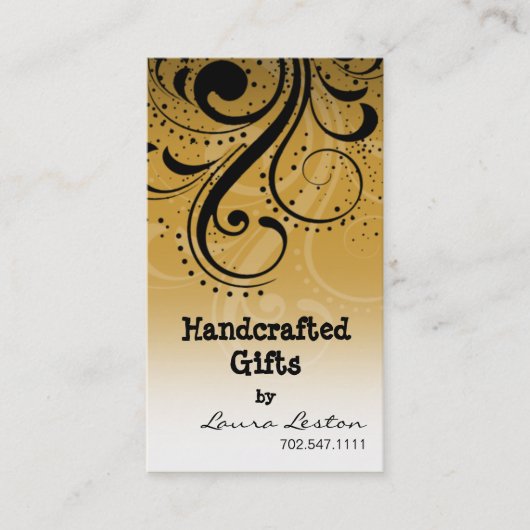 Modèle de carte de visite de remous de poivre (Devant)