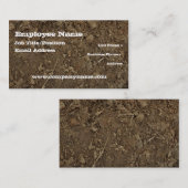 Modèle de carte de visite de remplissage de boue (Devant / Derrière)