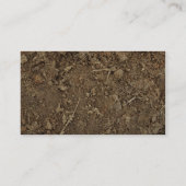 Modèle de carte de visite de remplissage de boue (Dos)