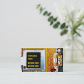 Modèle de carte de visite de réparation de (Debout devant)