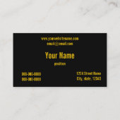 Modèle de carte de visite de réparation de (Dos)