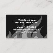 Modèle de carte de visite de restaurant Grill et W (Dos)