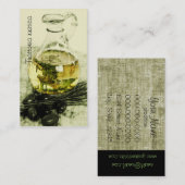 Modèle de carte de visite de restauration (Devant / Derrière)