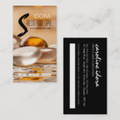 Modèle de carte de visite de salon et de spa (Devant / Derrière)