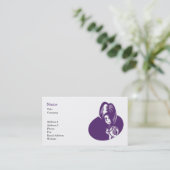 Modèle de carte de visite de santé (Debout devant)