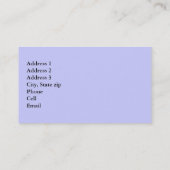 Modèle de carte de visite de soin des animaux (Dos)