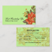 Modèle de carte de visite de spa (Devant / Derrière)