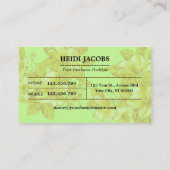 Modèle de carte de visite de spa (Dos)