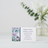 Modèle de carte de visite de station de lavage de (Debout devant)