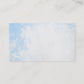 Modèle de carte de visite de steward (hôtesse de (Dos)