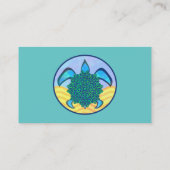 Modèle de carte de visite de tortue de noeud (Dos)