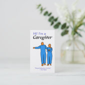 Modèle de carte de visite de travailleur social (Debout devant)