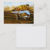 Modèle de carte de visite de TRUITE (Devant / Derrière)