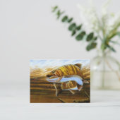 Modèle de carte de visite de TRUITE (Debout devant)