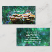 modèle de carte de visite de village champignon (Devant / Derrière)