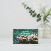 modèle de carte de visite de village champignon (Debout devant)