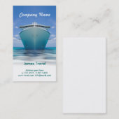 Modèle de carte de visite de voyage (Devant / Derrière)