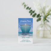 Modèle de carte de visite de voyage (Debout devant)