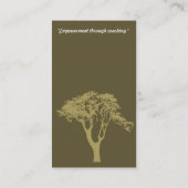 Modèle de carte de visite d'entraîneur de la vie (Dos)