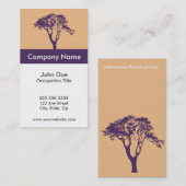 Modèle de carte de visite d'entraîneur de la vie (Devant / Derrière)