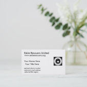 Modèle de carte de visite d'ERU (Debout devant)