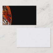 Modèle de carte de visite des ailes à papillon fri (Devant / Derrière)