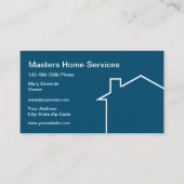 Modèle de carte de visite des services à domicile  (Devant)